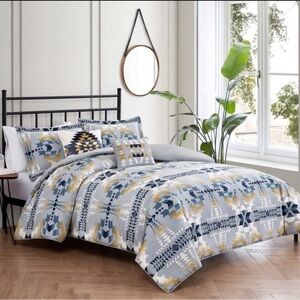Pendleton Comforter Set 5 Piece Legend Lake, Queen, NEW
